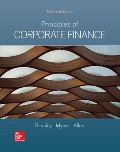 Principles of Corporate Finance : Brealey, Richard, Myers, Stewart